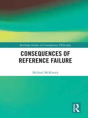 cover image of Consequences of Reference Failure